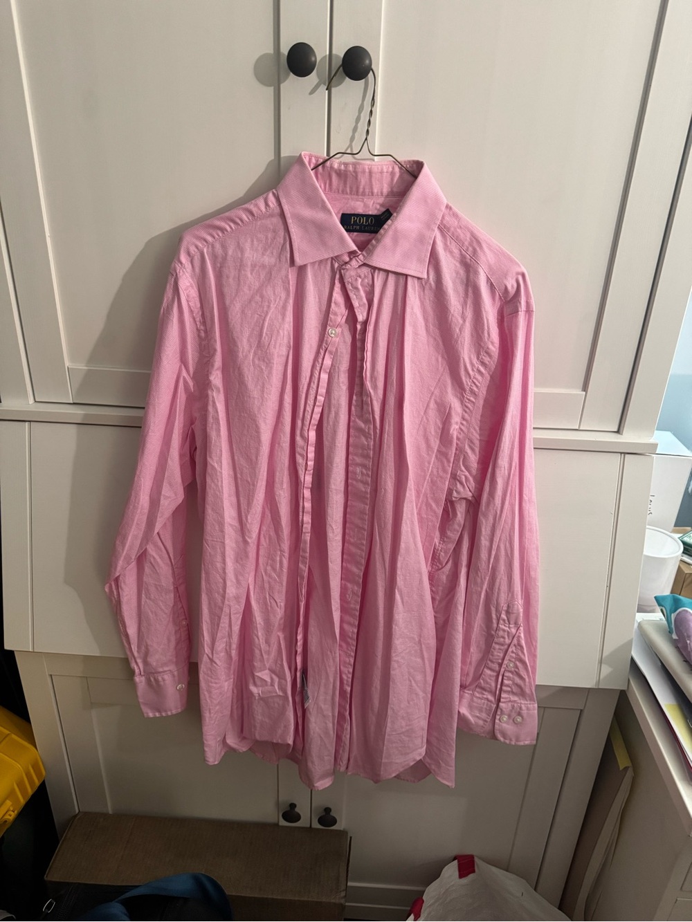Ralph Lauren Pink Men’s Long-Sleeve Dress Shirt